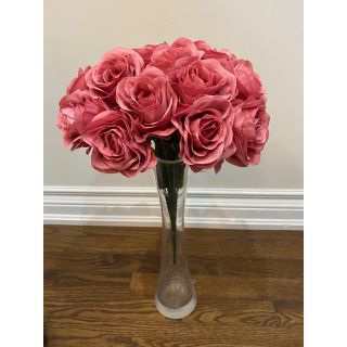 18 Head Artificial Rose Bundle Dusty Rose